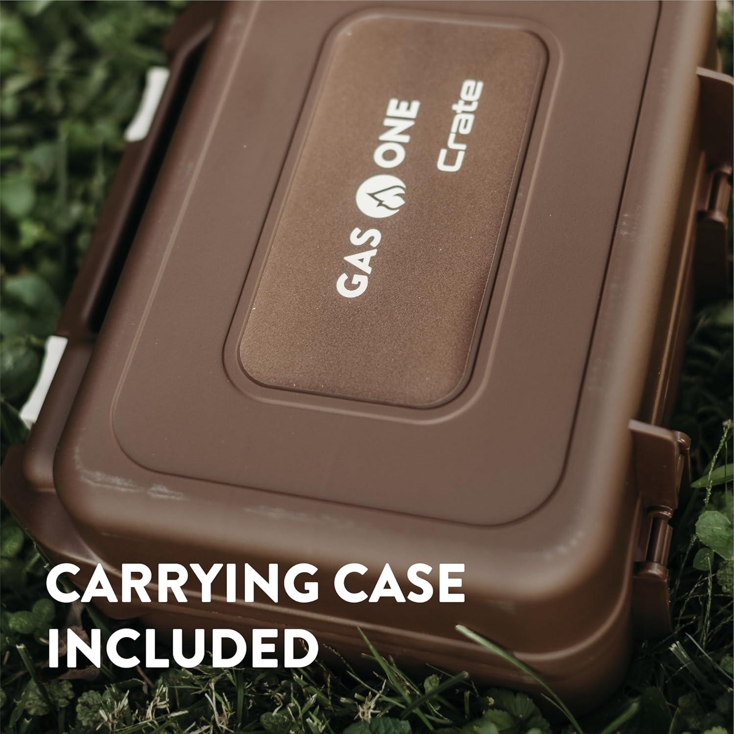 Estufa de Gas Portátil Gas One Butano 6800 BTU Camping Marrón