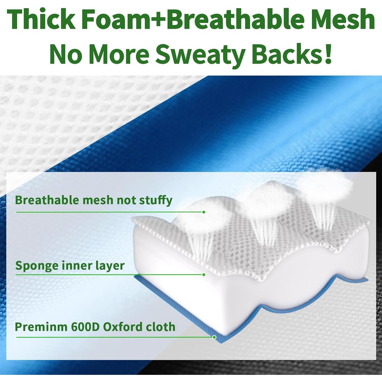 Silla de Camping Plegable Camabel Oxford Azul 400 lbs