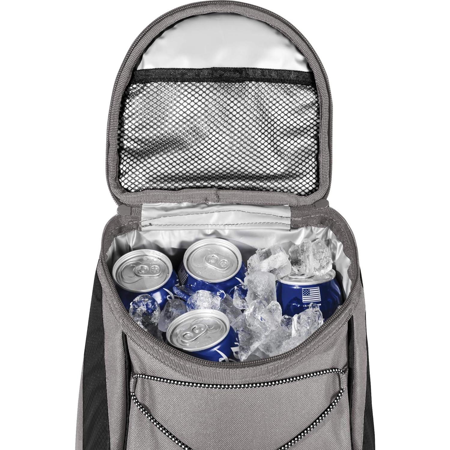 Mochila Enfriadora PTX Oniva 20 L Aislada Negra con Gris