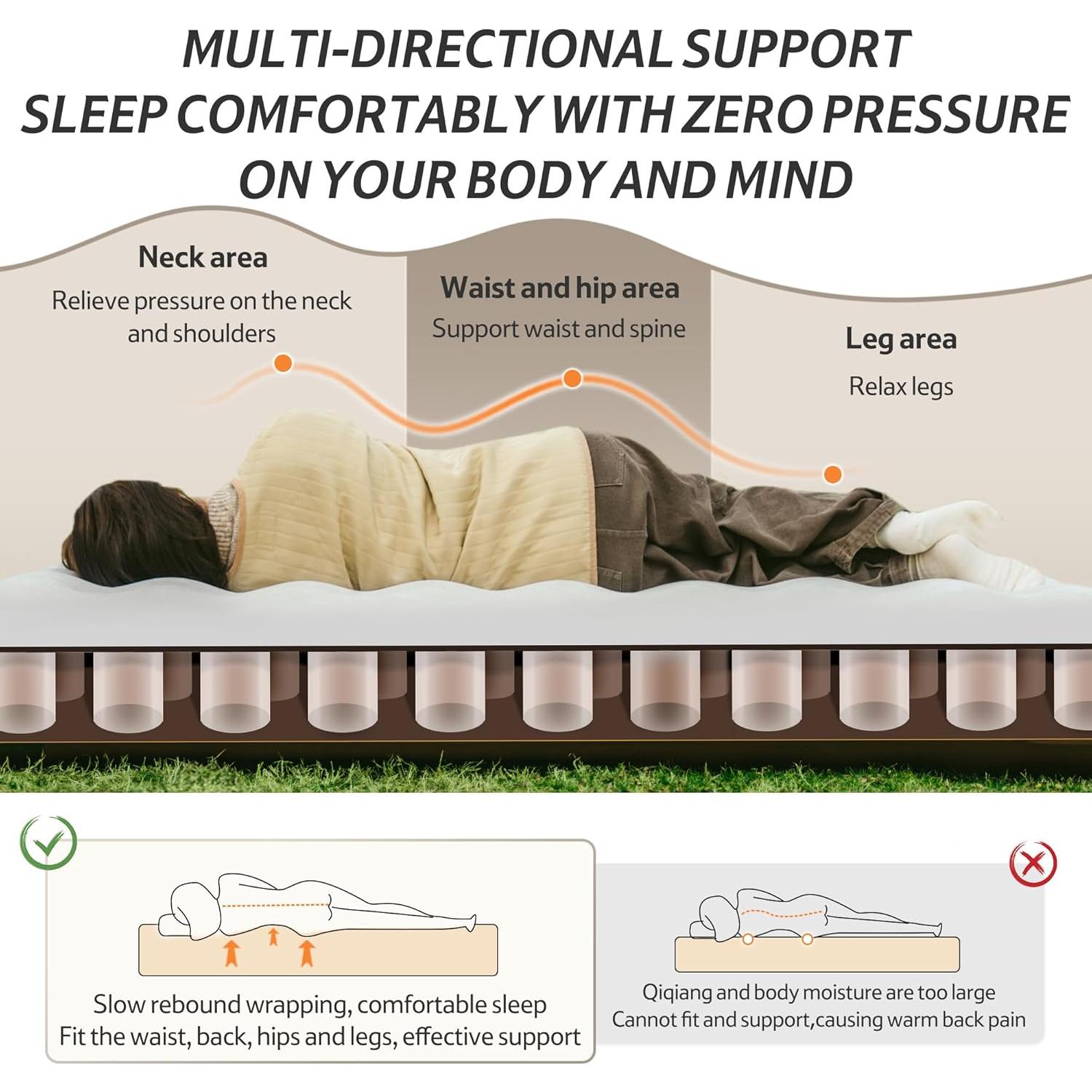 Colchón de Aire King Naturehike CJ-C25 con Bomba USB 200x180cm