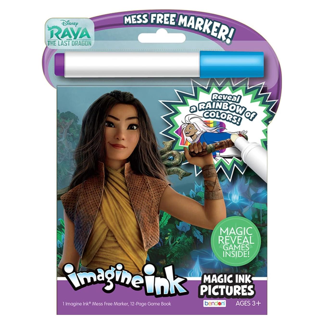 Libro para Colorear Disney Raya El Último Dragón 16 Páginas