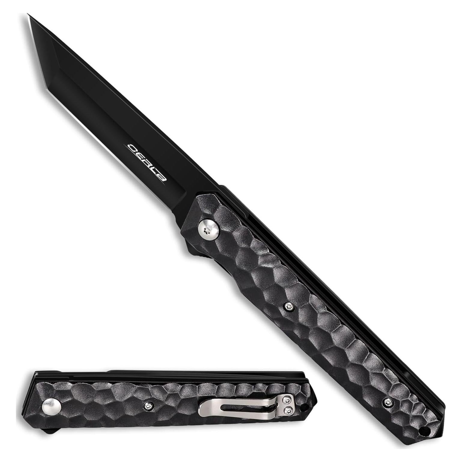 Cuchillo Plegable OERLA OL-006B Tanto Aluminio EDC 213mm