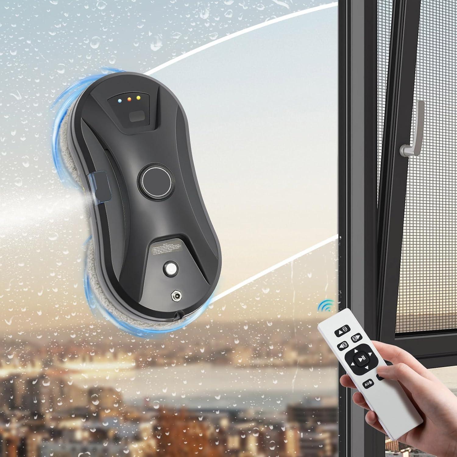 Robot Limpiador de Ventanas ZAWAYINE 2800Pa Control Remoto