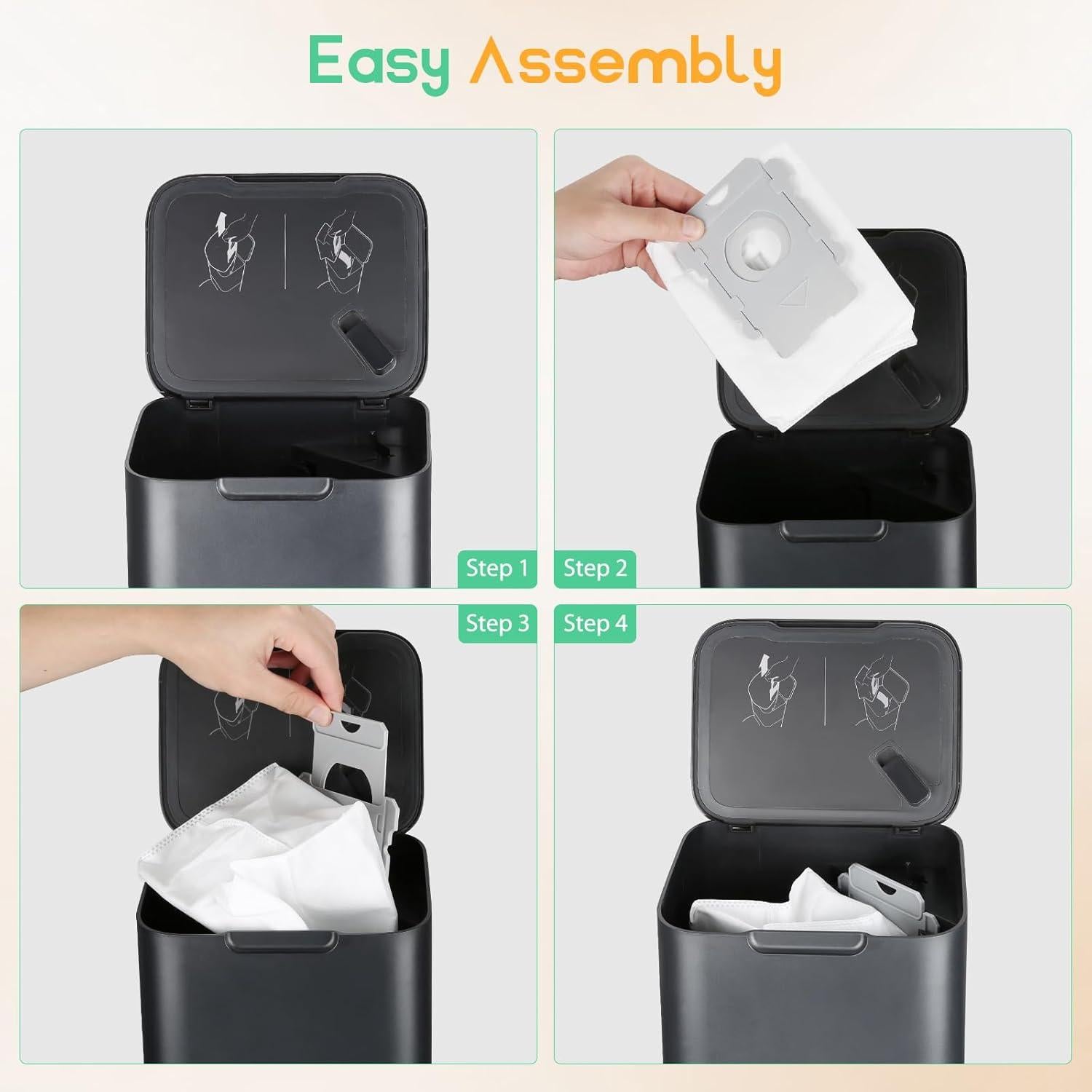 Paquete de 6 Bolsas de Aspiradora MATFORCA para Roomba i7+ y más