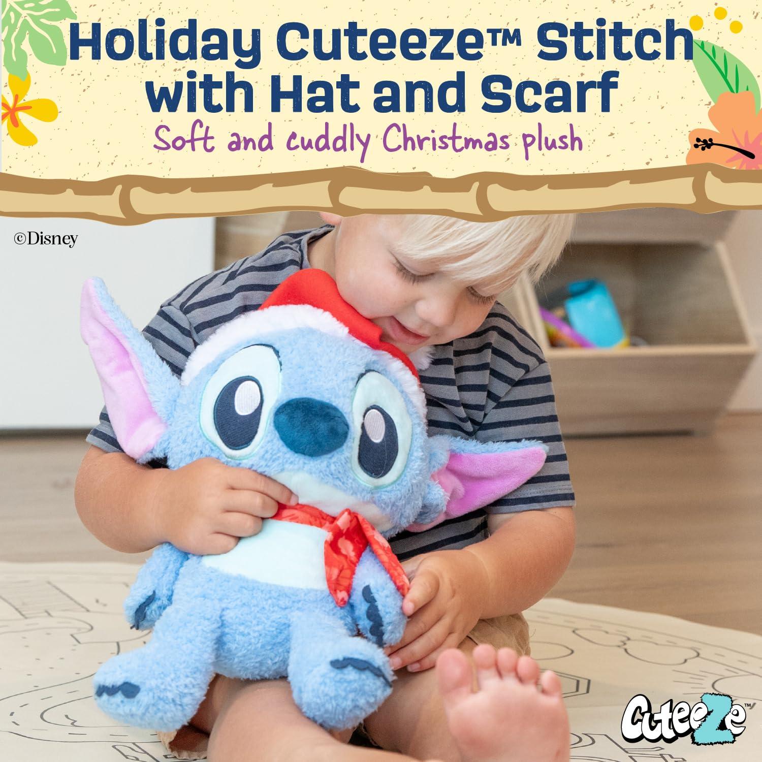 Peluche Stitch Cuteeze Kids Preferred 38 cm Suave y Abrazable