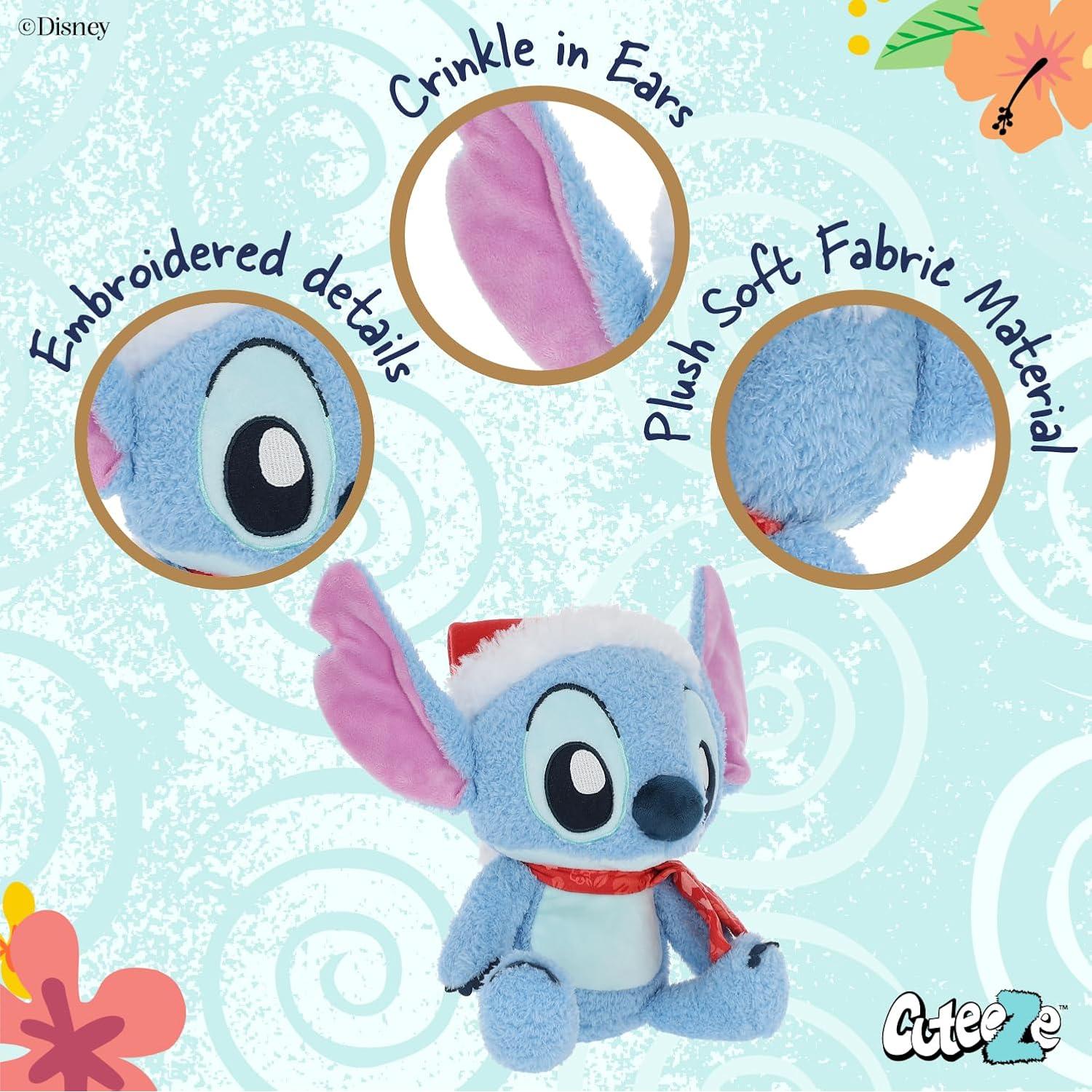 Peluche Stitch Cuteeze Kids Preferred 38 cm Suave y Abrazable