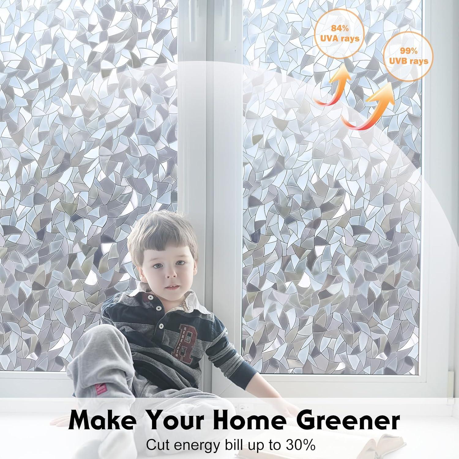 Película de Privacidad Volcanics 44.5x199.8 cm Geométrica