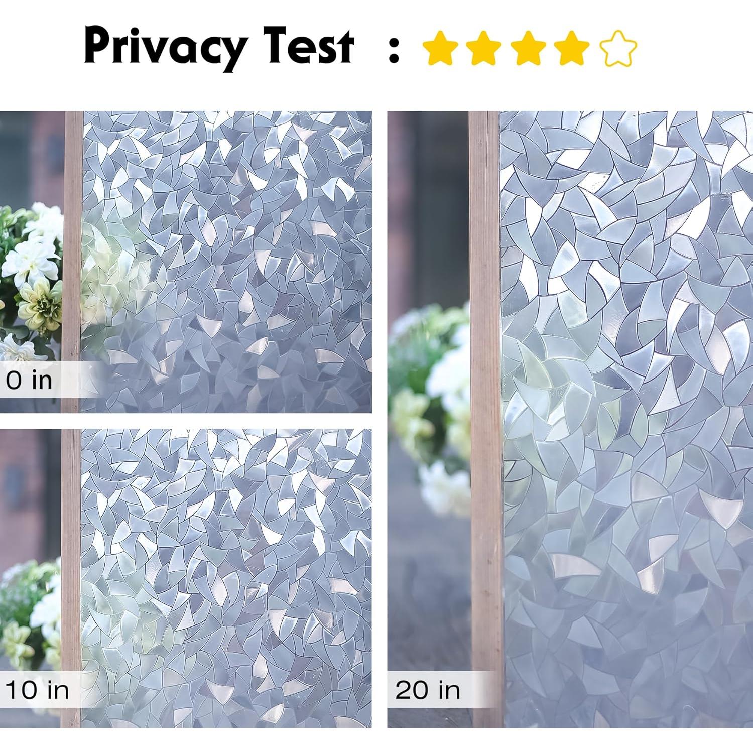 Película de Privacidad Volcanics 44.5x199.8 cm Geométrica