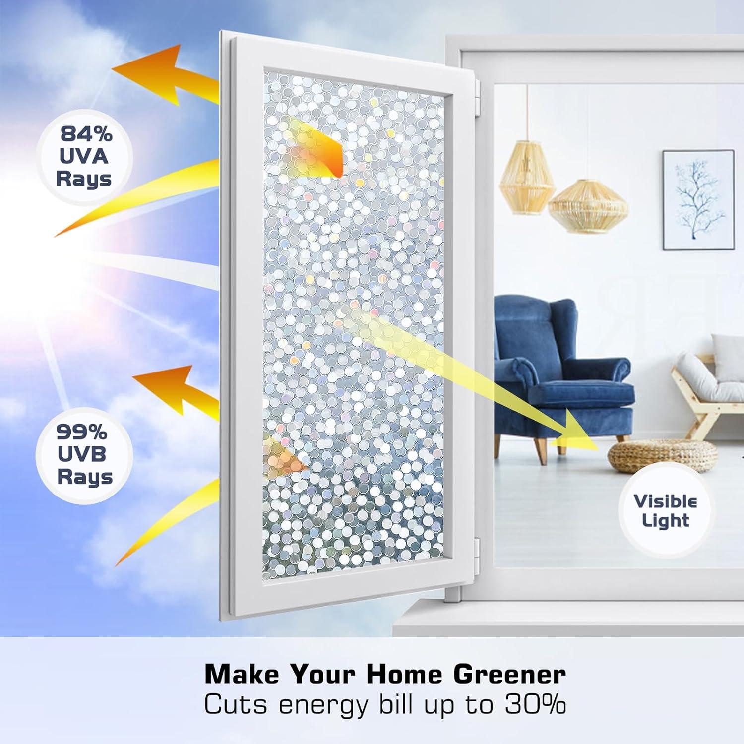 Película de Privacidad para Ventanas Volcanics 90x199 cm