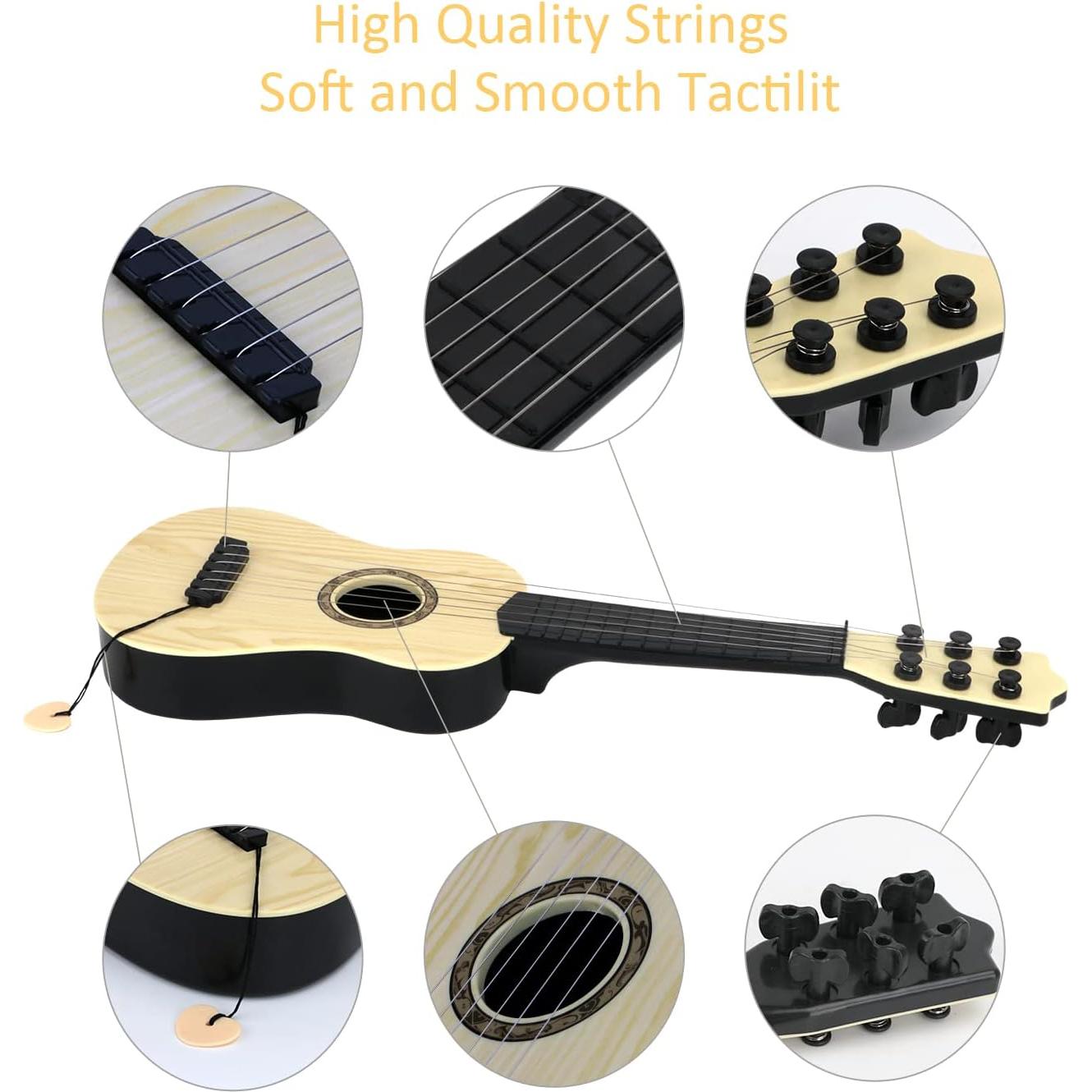 Guitarra de Juguete QDH 43 cm para Niños 6 Cuerdas