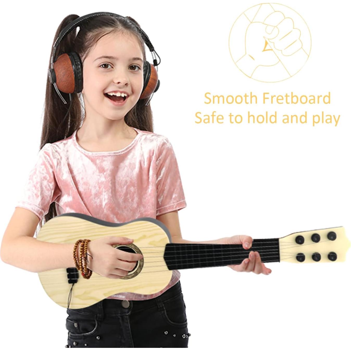 Guitarra de Juguete QDH 43 cm para Niños 6 Cuerdas