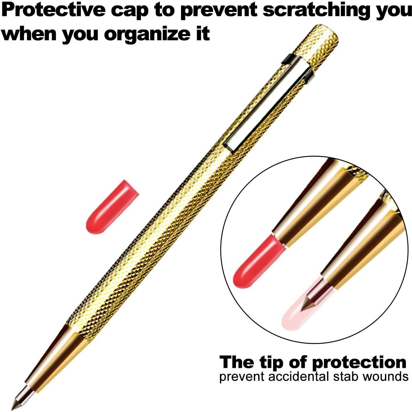 Bolígrafo de Grabado TORINALITAL 12 Pcs Carburo Tungsteno