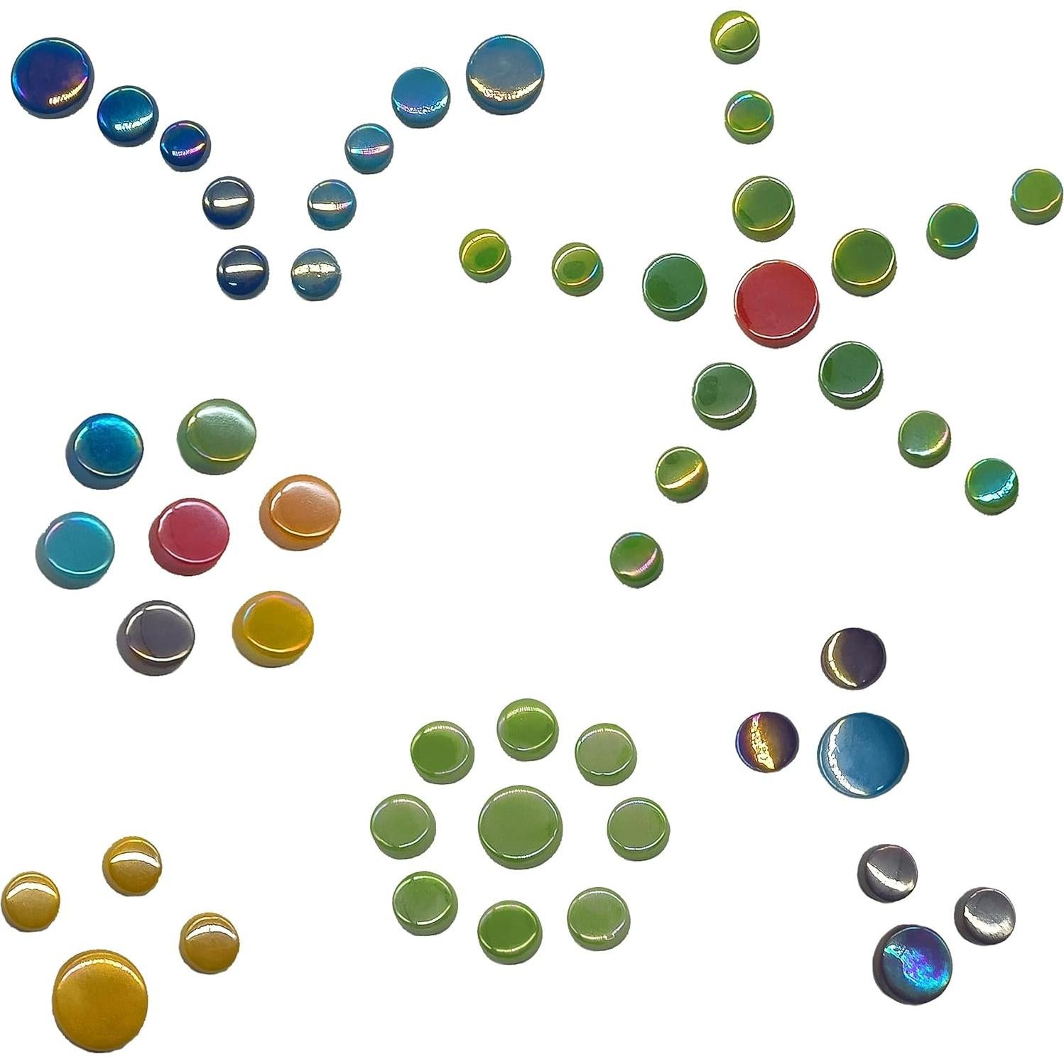 Azulejos de mosaico EDFLIFE 500g para manualidades coloridos