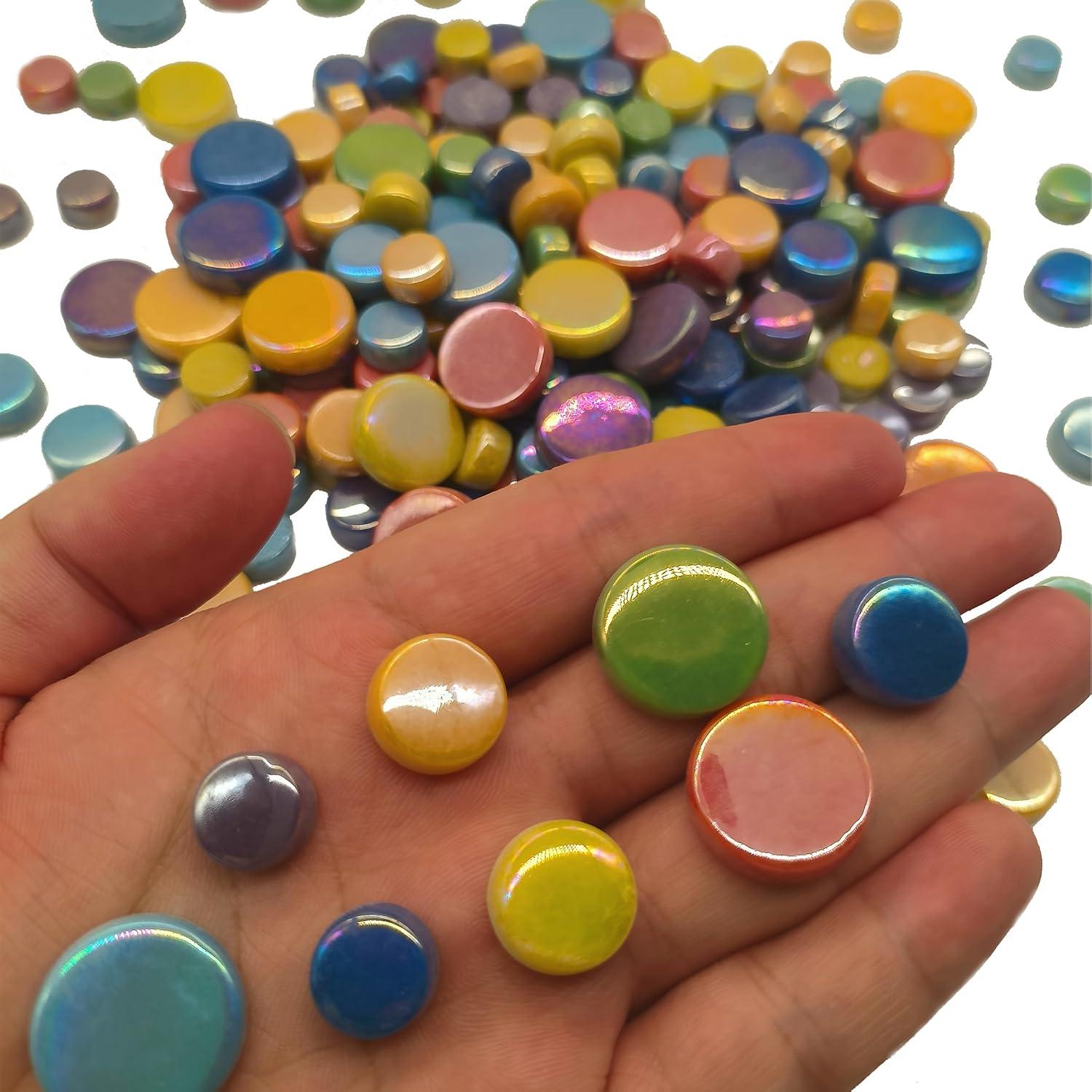 Azulejos de mosaico EDFLIFE 500g para manualidades coloridos