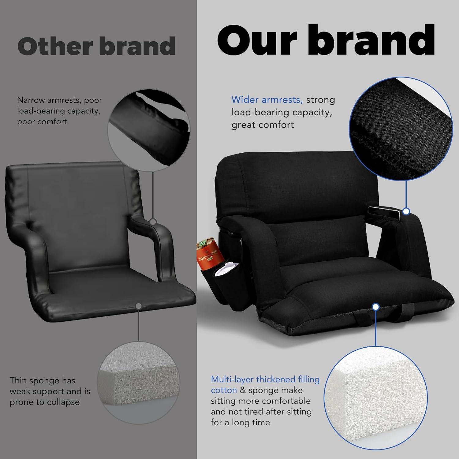 Sillas de Graderío Ajustables y Acolchadas yeyeeyyee - 57.15 cm