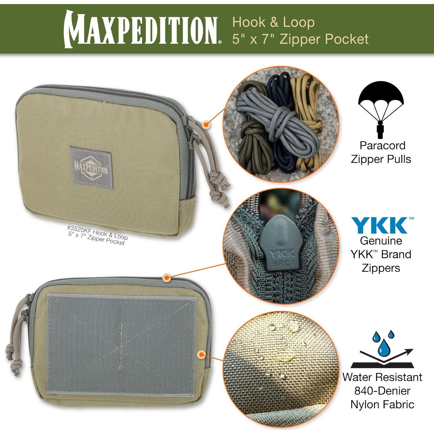 Cartera Maxpedition Spartan Hombre Nylon 17.8x12.7cm Caqui