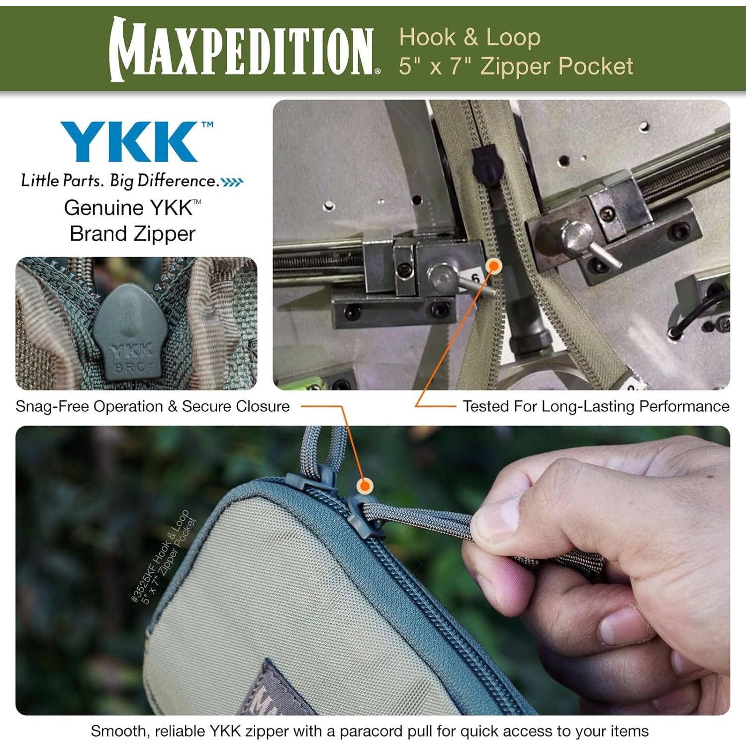 Cartera Maxpedition Spartan Hombre Nylon 17.8x12.7cm Caqui