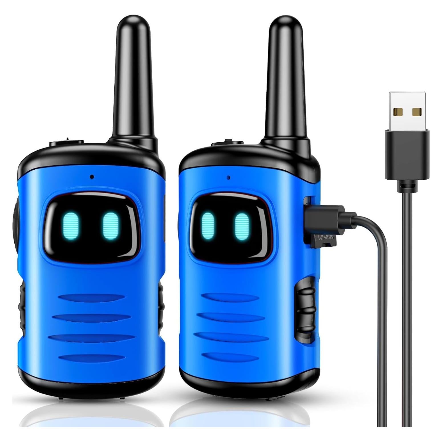 Walkie Talkies Recargables para Niños Webspidee - 2 Paquete