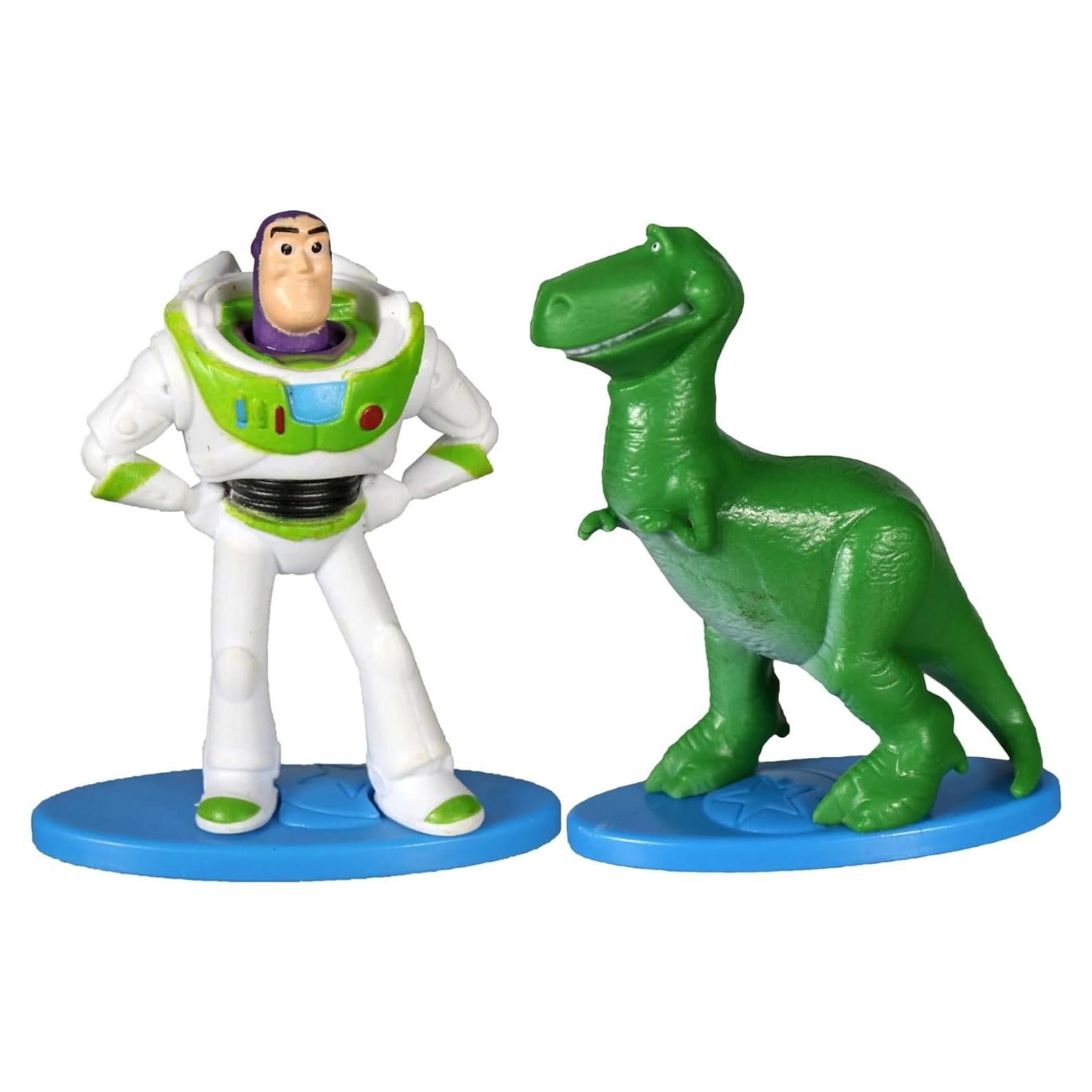 Conjunto Figuras Miniaturas Pixar Toy Story 4 - Buzz y Rex