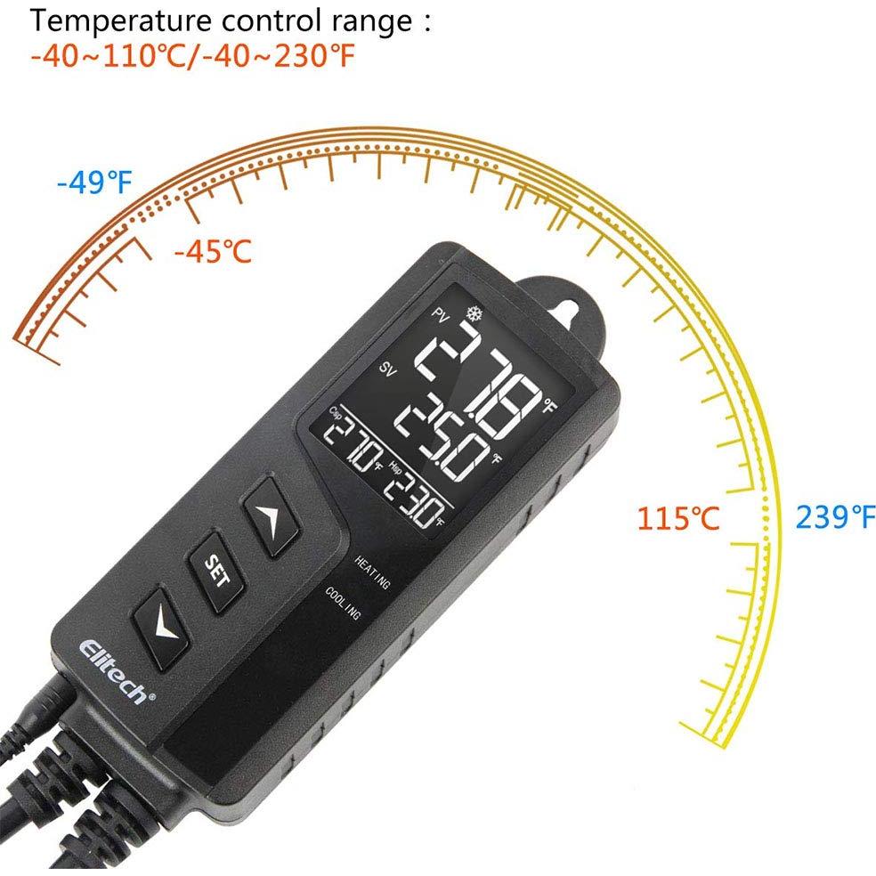 Controlador de Temperatura Elitech STC-1000Pro 110V 1100W
