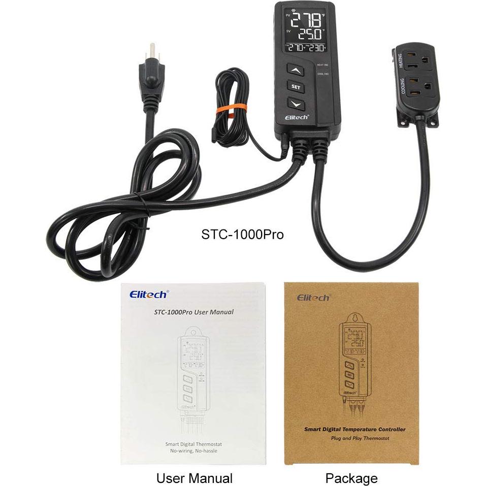 Controlador de Temperatura Elitech STC-1000Pro 110V 1100W