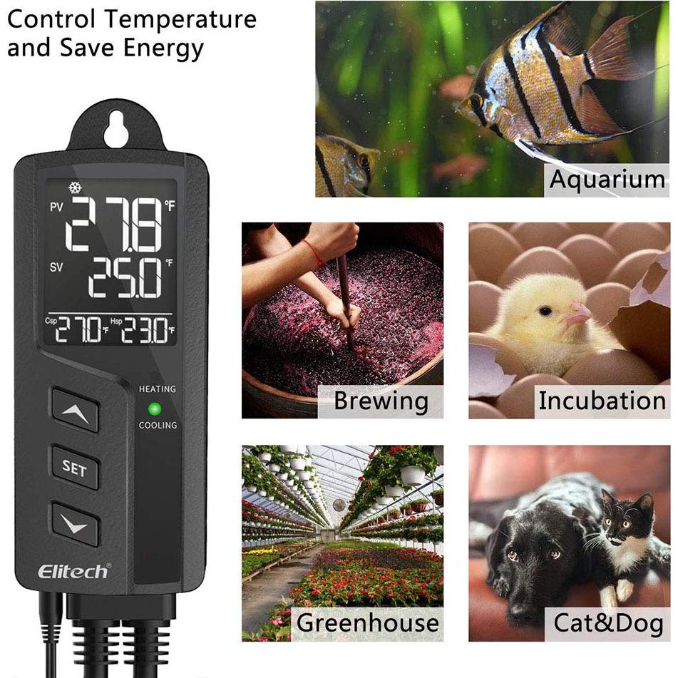 Controlador de Temperatura Elitech STC-1000Pro 110V 1100W