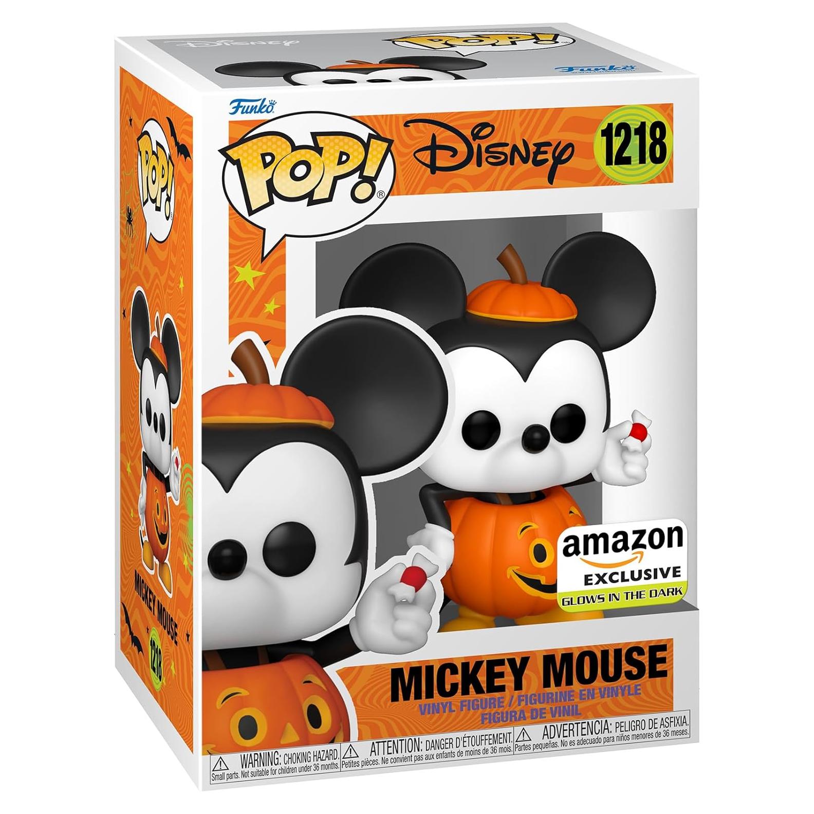 Funko POP! Mickey Mouse Calabaza Brilla en la Oscuridad 9.5cm