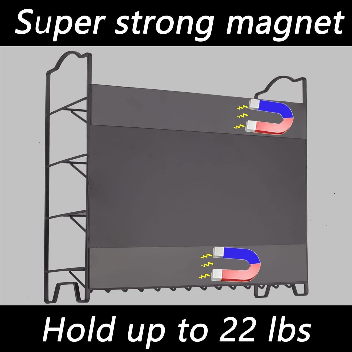 Organizador Magnético de Especias SWOMMOLY 28 Tarros Vidrio