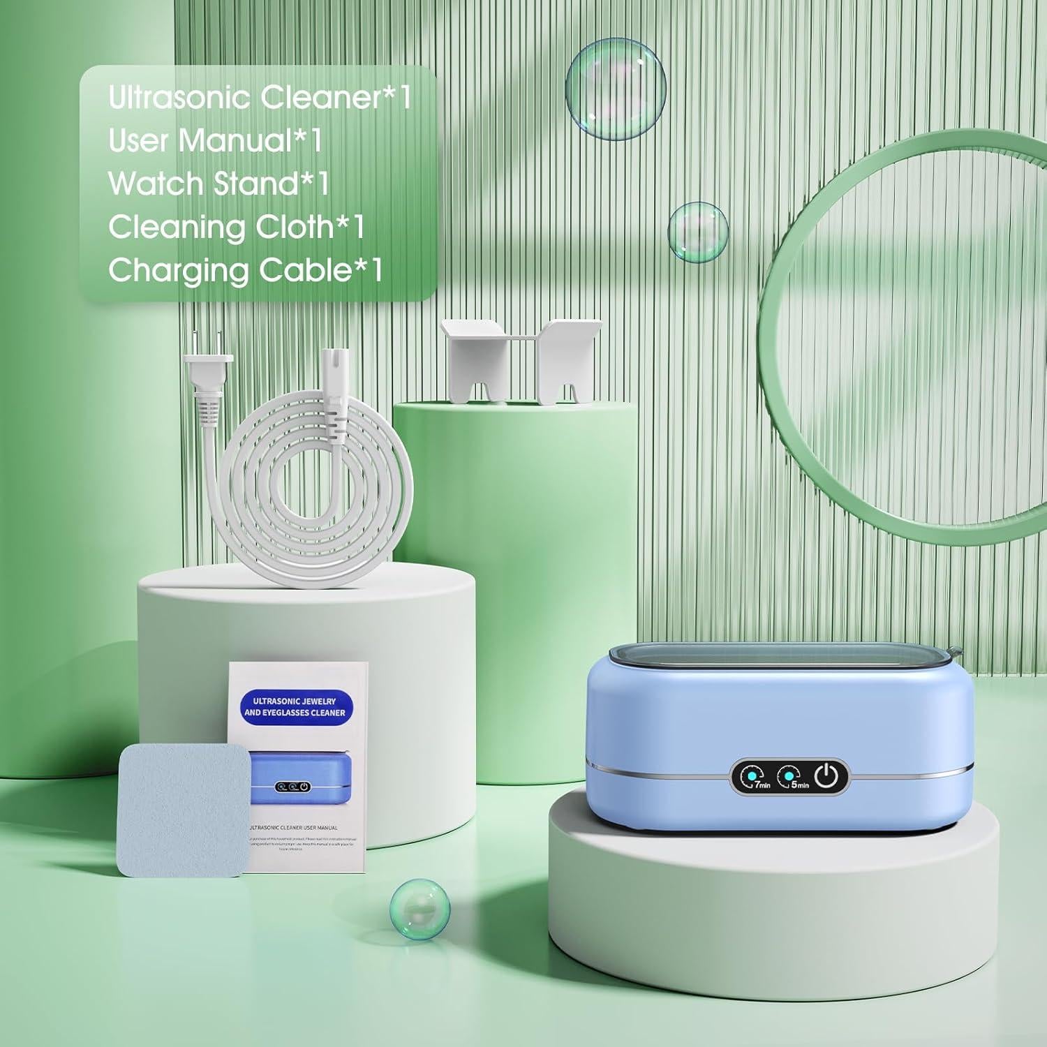 Limpiador Ultrasónico Profesional de Joyas 50KHz Acero Inoxidable