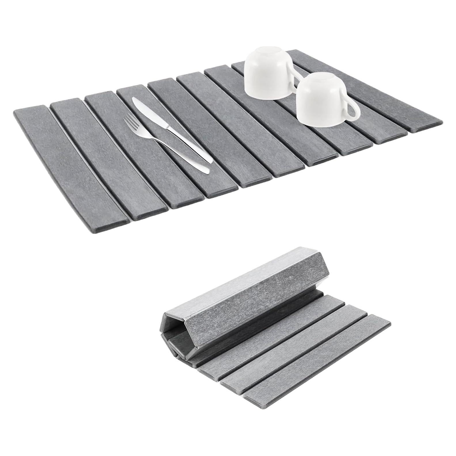 Alfombrilla de Secado de Piedra Diatomácea Lipmo 61x41 cm Gris