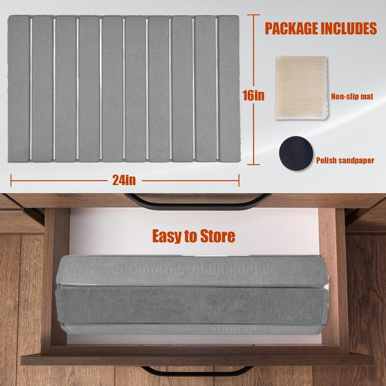 Alfombrilla de Secado de Piedra Diatomácea Lipmo 61x41 cm Gris