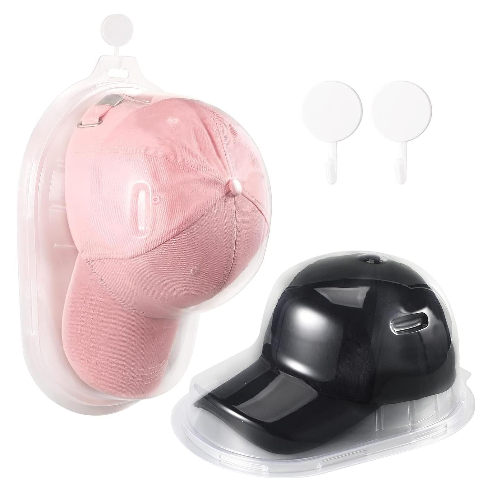 Exhibidor de Gorras de Béisbol Meisitai - 2 Juegos, Plástico Transparente