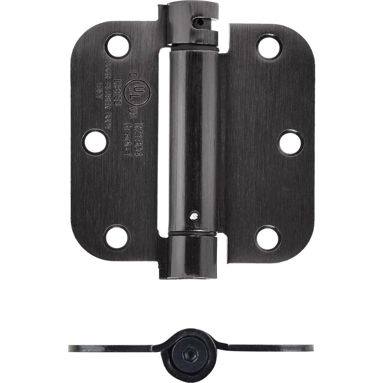 Bisagra de puerta automática Amazon Basics 8.89 cm bronce