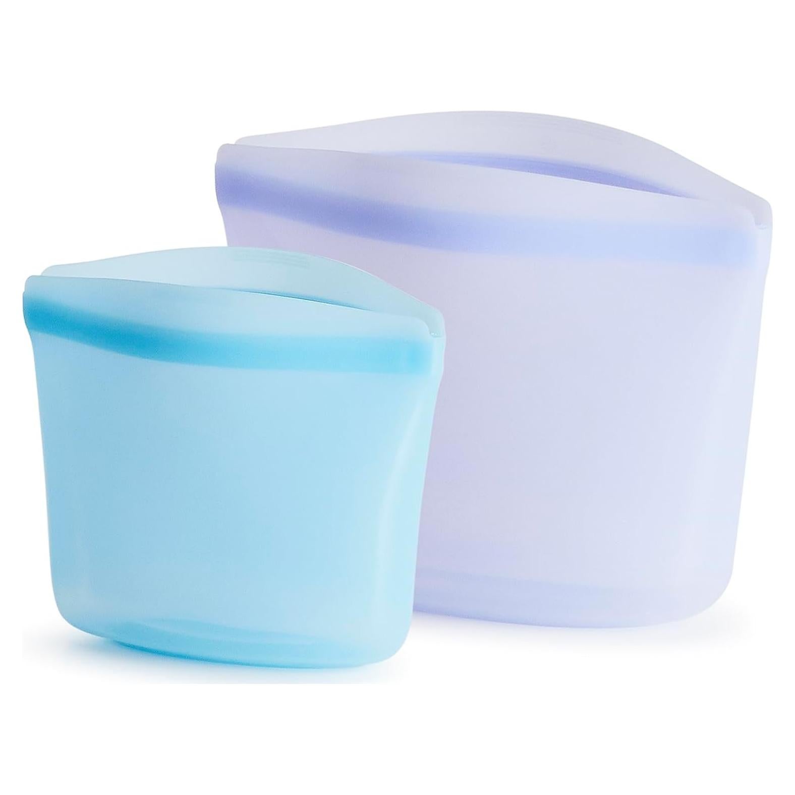 Bolsas de Almacenamiento de Silicona Stasher 2-Pack Azul Lavanda