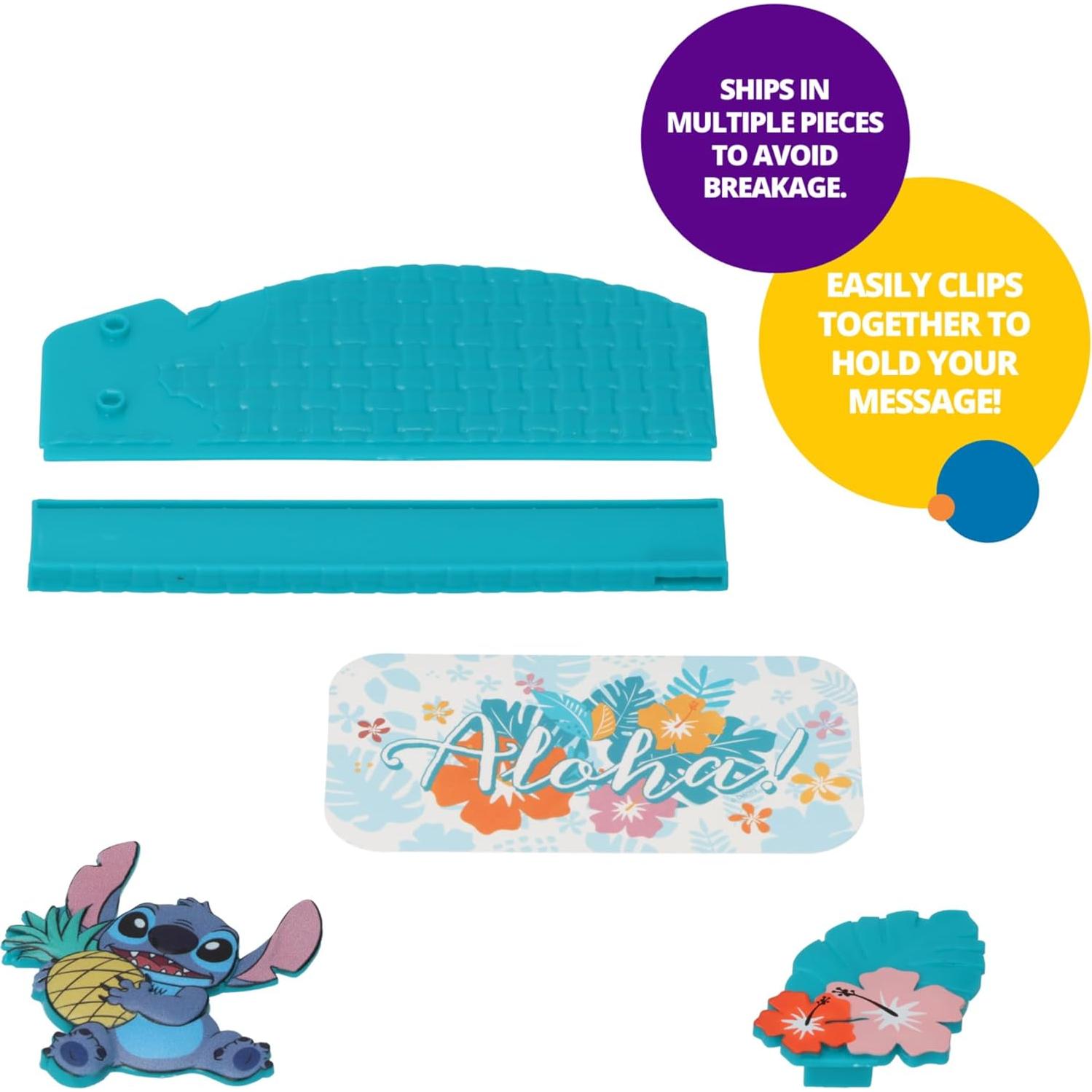Adorno de Pastel Aloha Stitch Disney DecoSet Personalizable