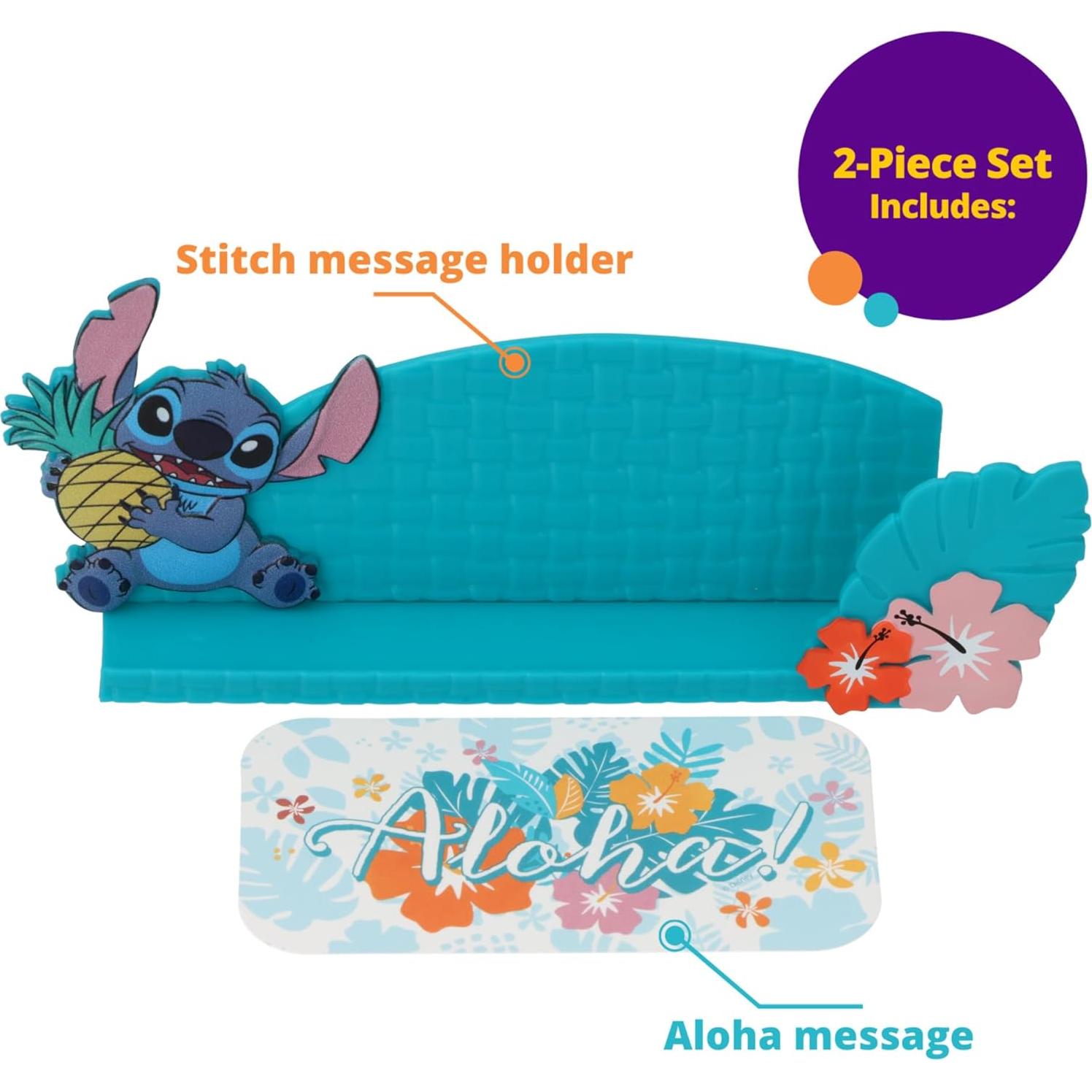 Adorno de Pastel Aloha Stitch Disney DecoSet Personalizable