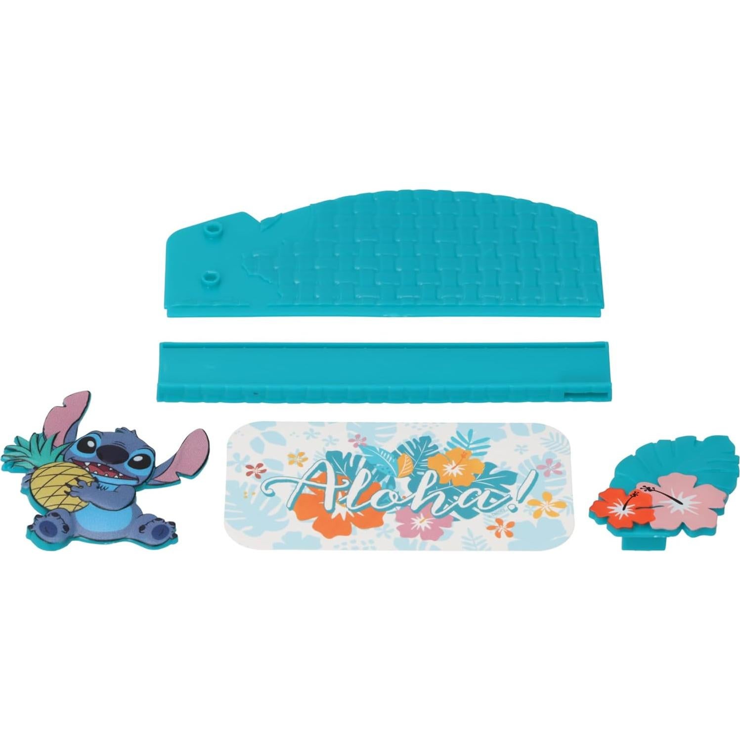 Adorno de Pastel Aloha Stitch Disney DecoSet Personalizable