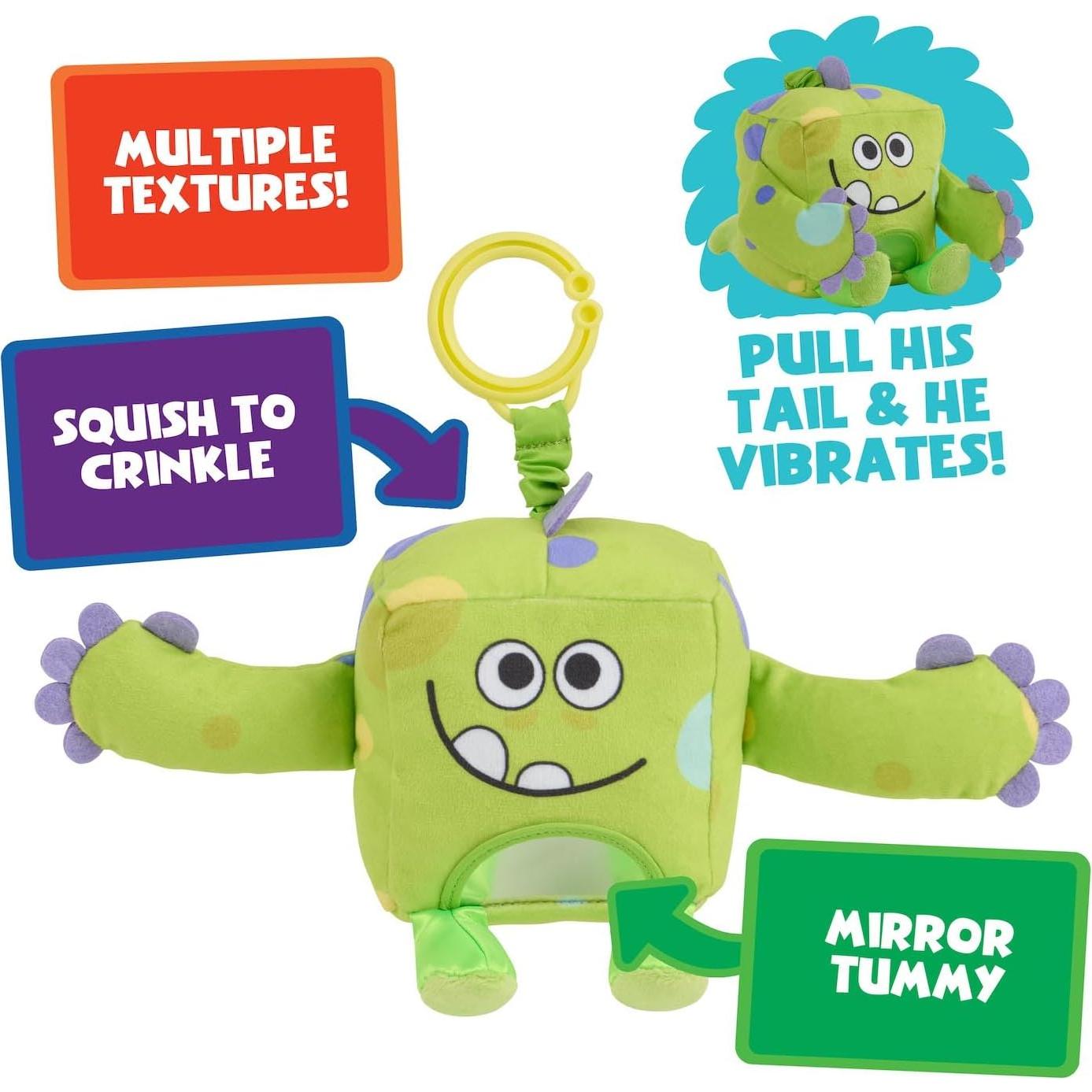 Monstruo de Peluche Sensorial WowWee Hugo Verde - 5 Características