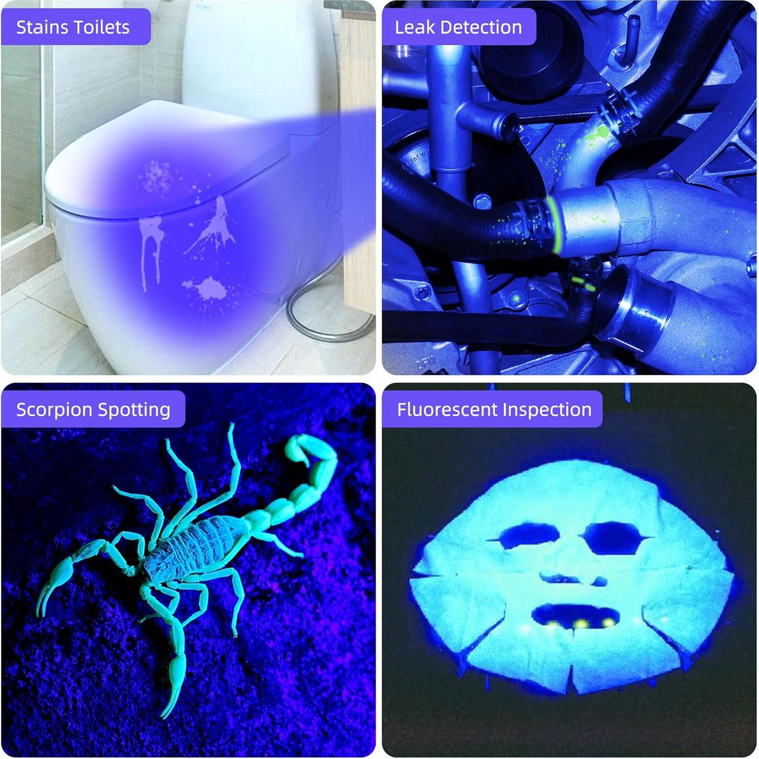 Linterna UV 365nm DARKBEAM Mini LED Recargable USB-C