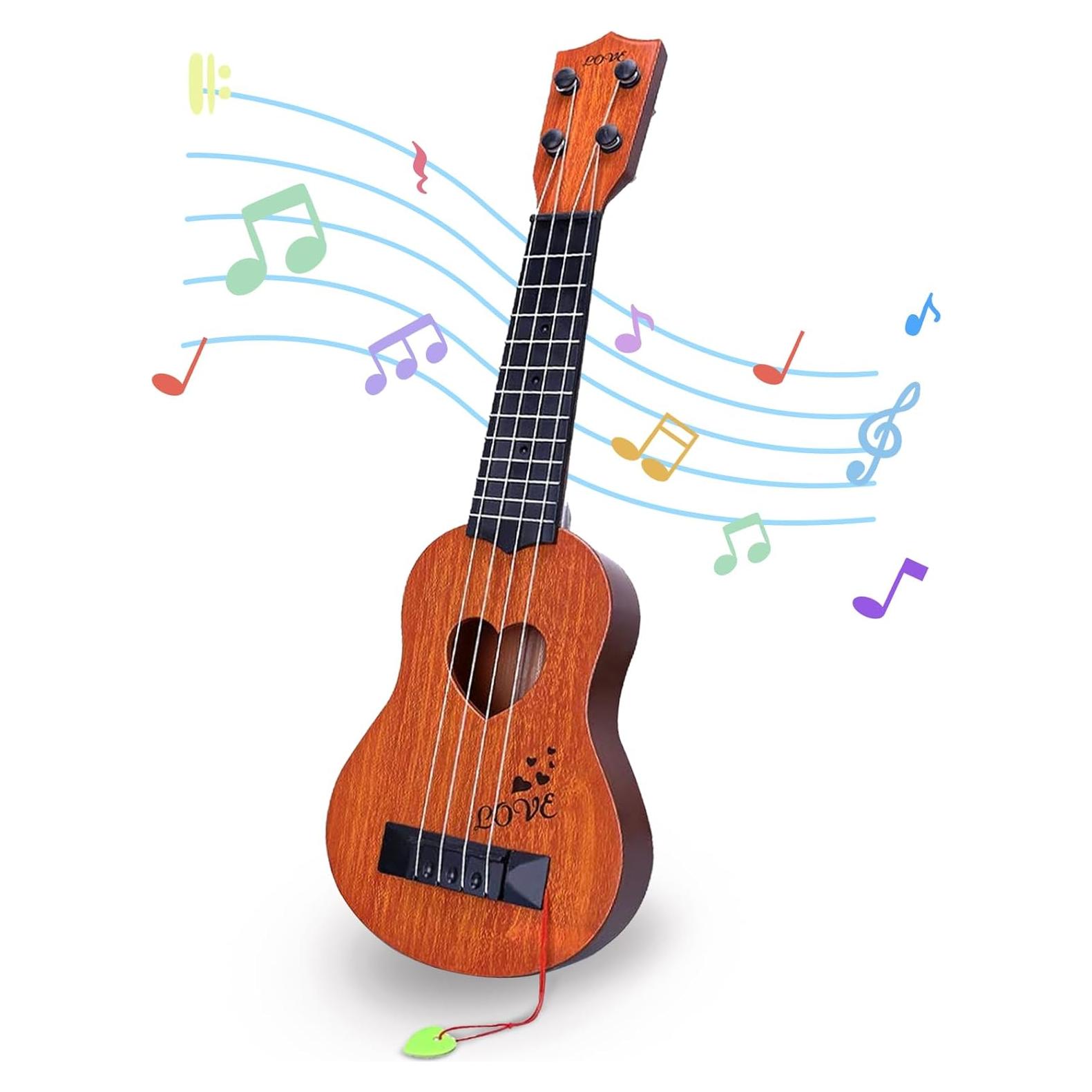 Juguete Musical Ukulele para Niños Hhobby Stars 43.5 cm