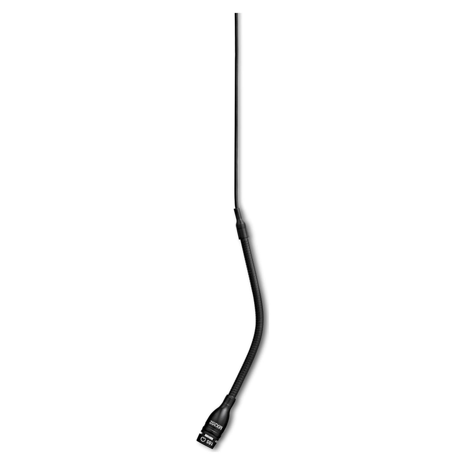 Micrófono de Techo Shure MX202B/C Cardioide Negro con Preamplificador