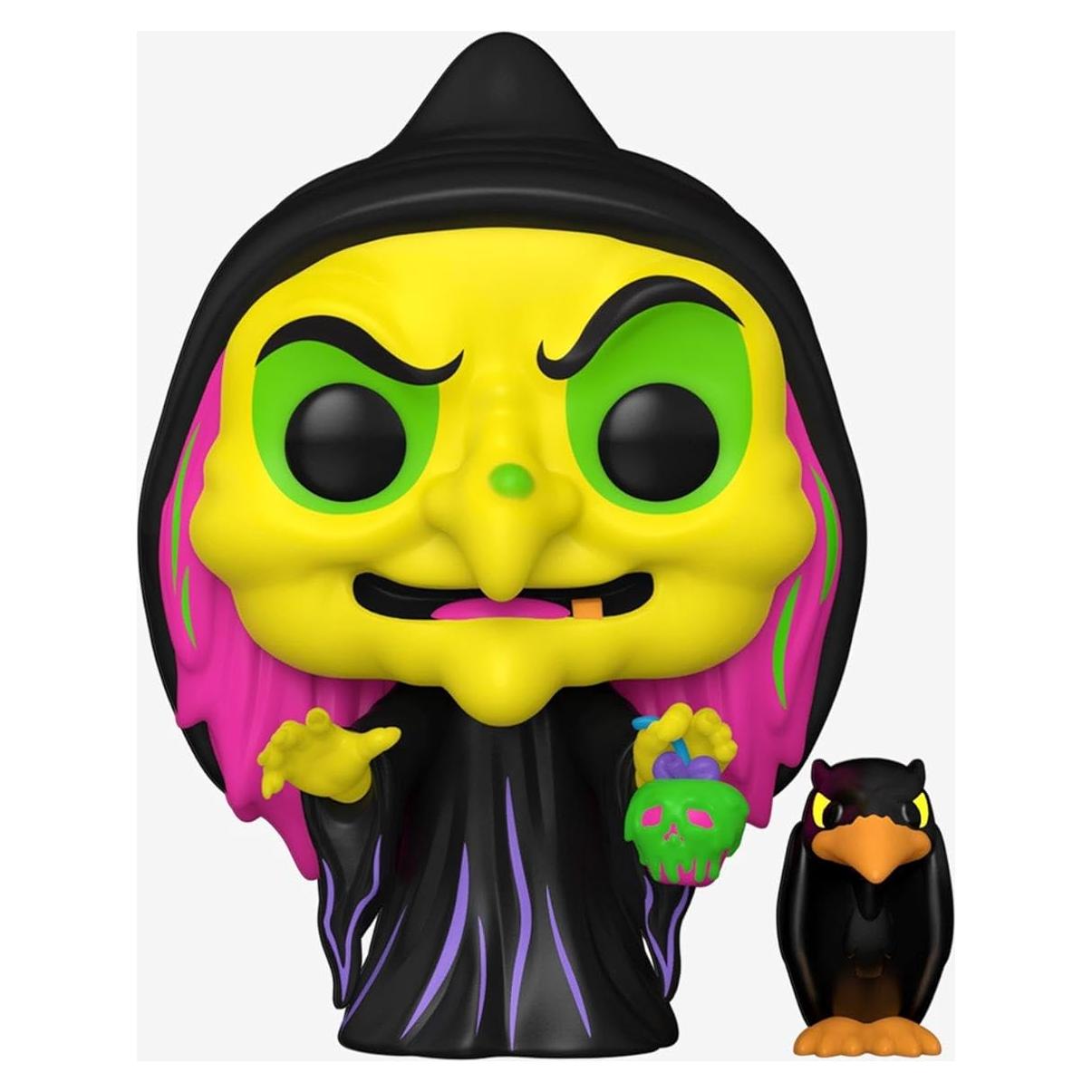 Figura de Vinilo Funko Pop! Blancanieves Bruja con Cuervo 10cm