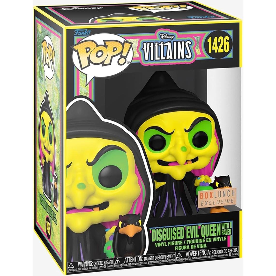 Figura de Vinilo Funko Pop! Blancanieves Bruja con Cuervo 10cm