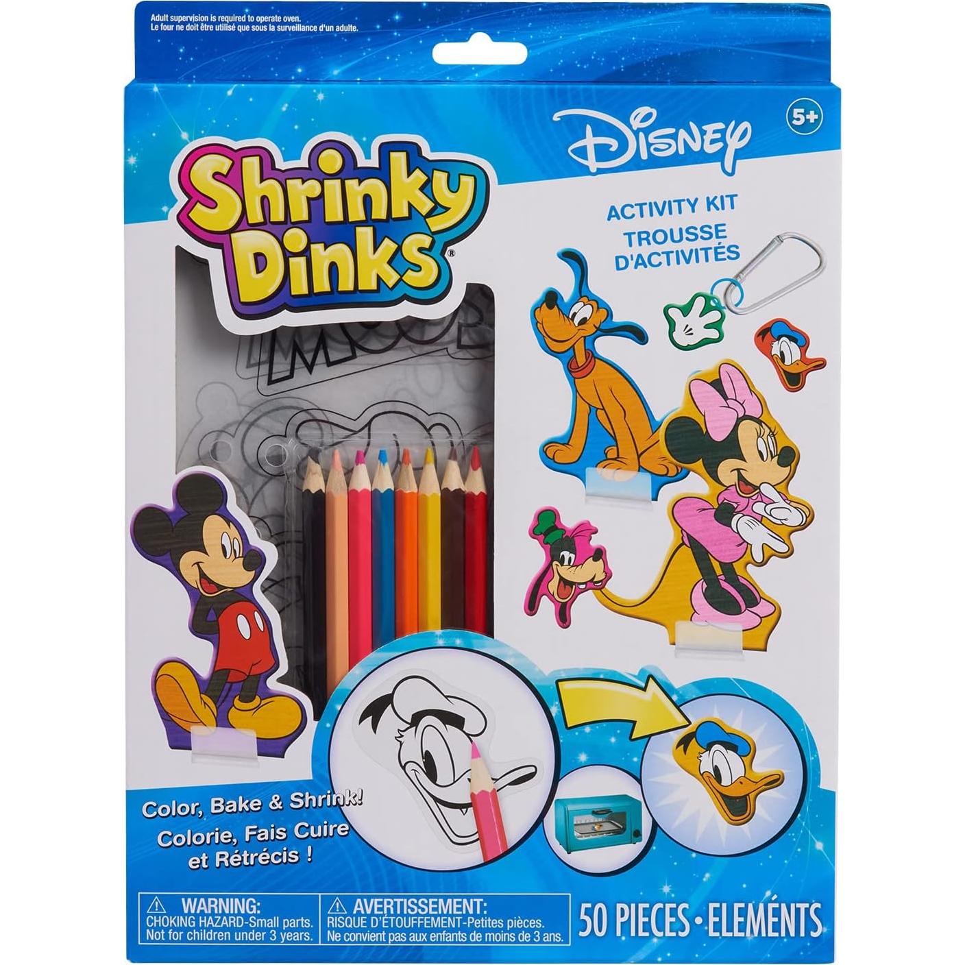 Kit de Shrinky Dinks Disney Just Play - 15 Hojas Preimpresas