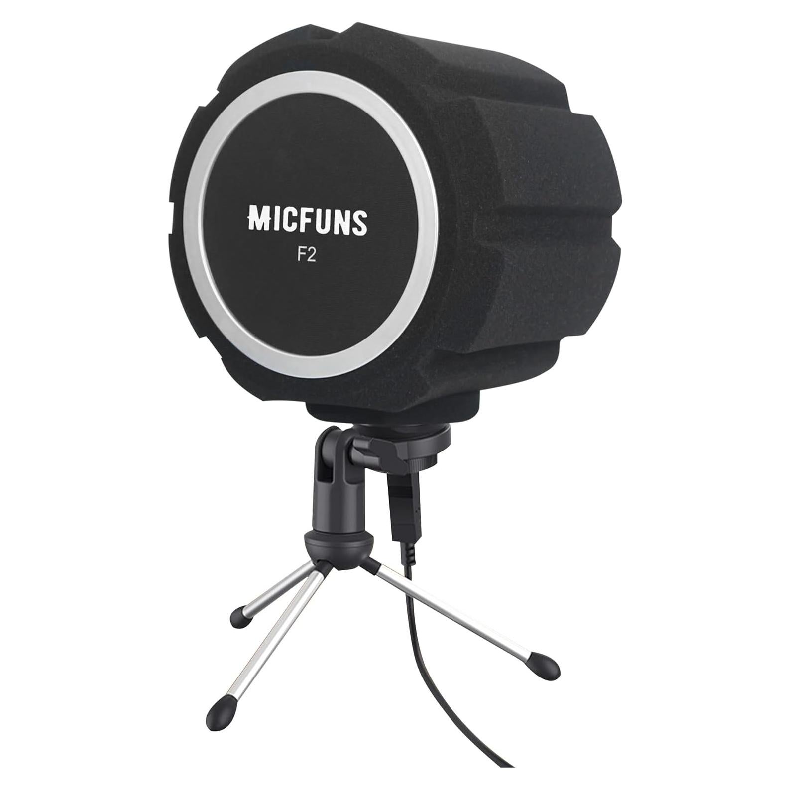 Filtro Antipop Micrófono Profesional F2 Micfuns 45-60mm