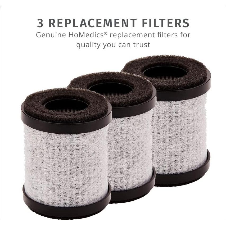 Filtro de Reemplazo HEPA-Tipo 3-en-1 Homedics AP-P60, Paquete de 3