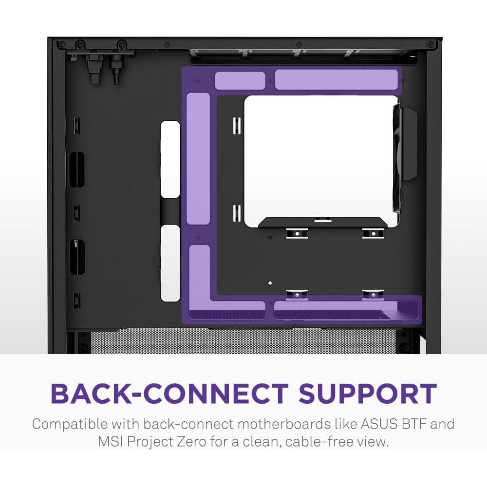 Caja de PC Micro-ATX NZXT H3 Flow - Flujo de Aire Optimizado