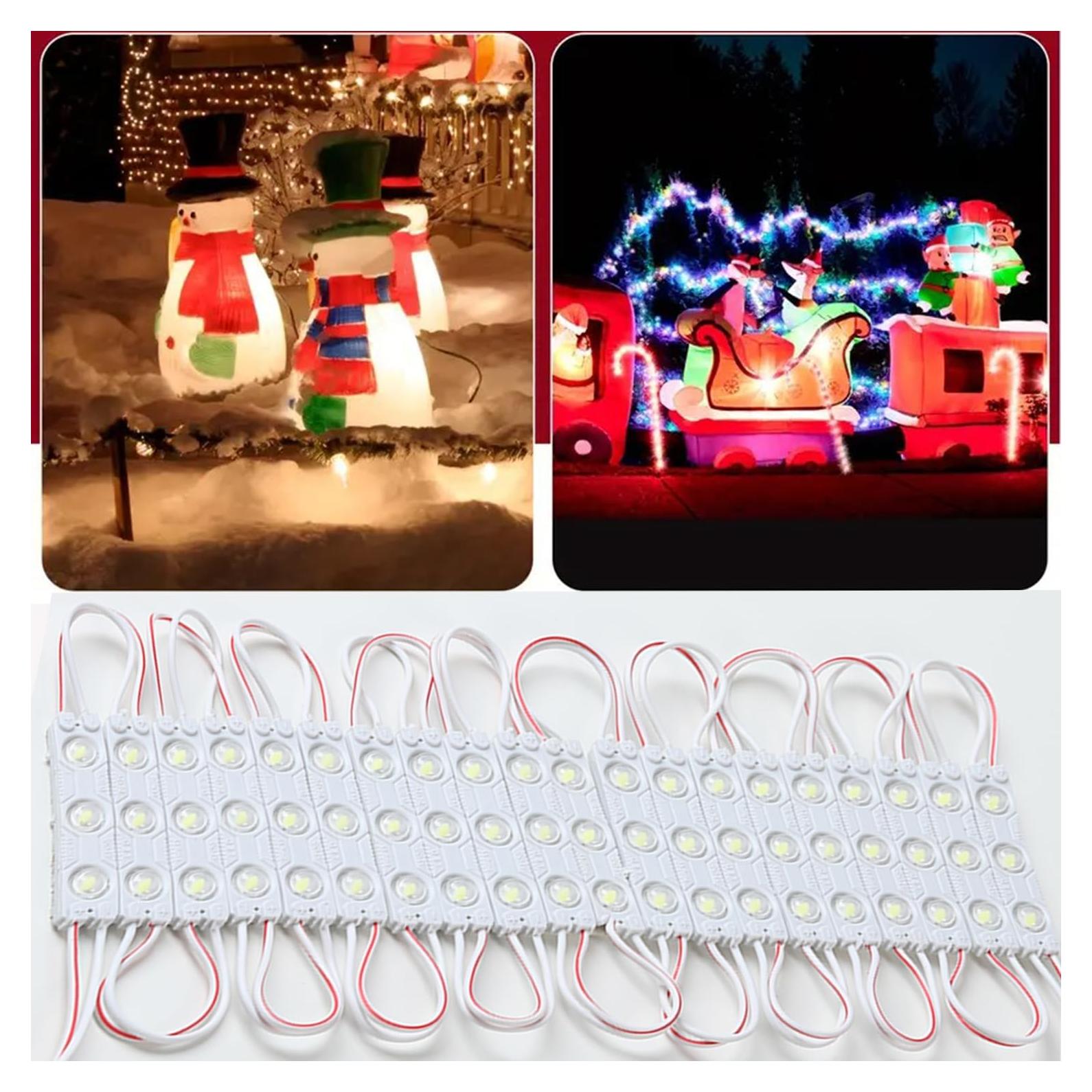 Módulo LED 20pcs 2835 SMD 6000K Blanco Impermeable