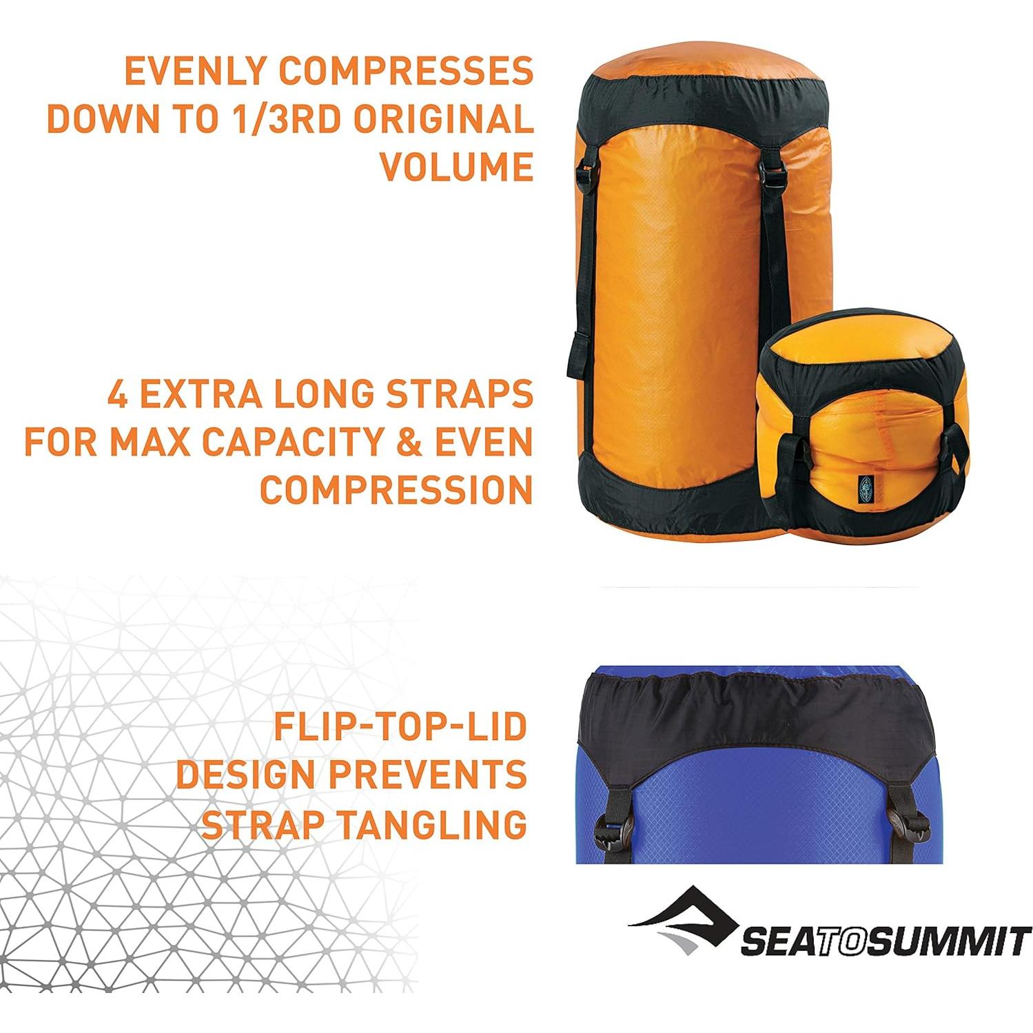 Saco de Compresión Sea to Summit 14L Nylon Verde Bosque