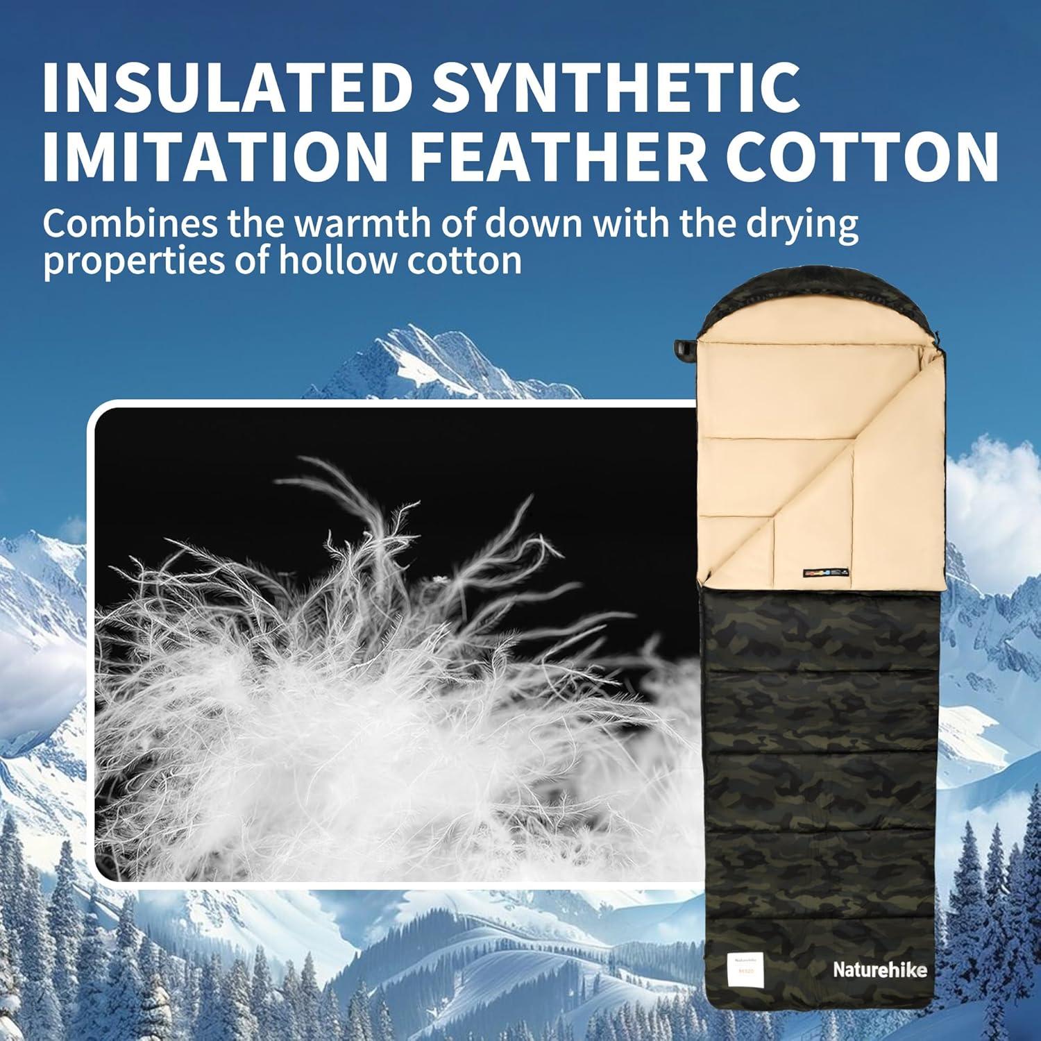 Saco de dormir Naturehike M180 5C ligero y compacto para camping